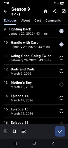 Show in Progress List that Should Not Be #1
